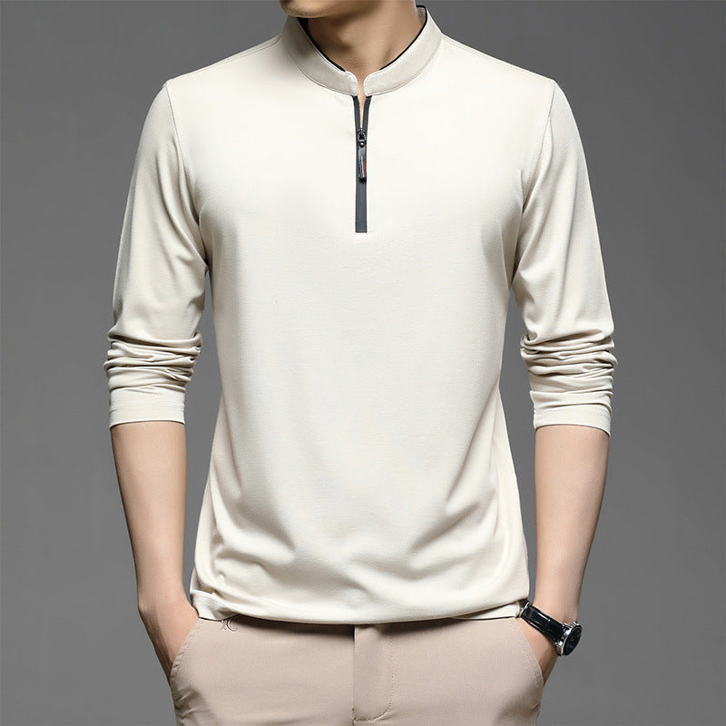 Men’s Slim-Fit Cotton Turtleneck