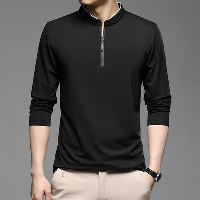 Men’s Slim-Fit Cotton Turtleneck