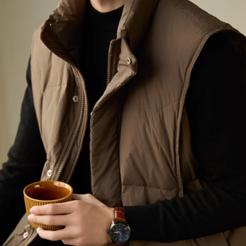 Men's Stand-Up Collar Down Jacket