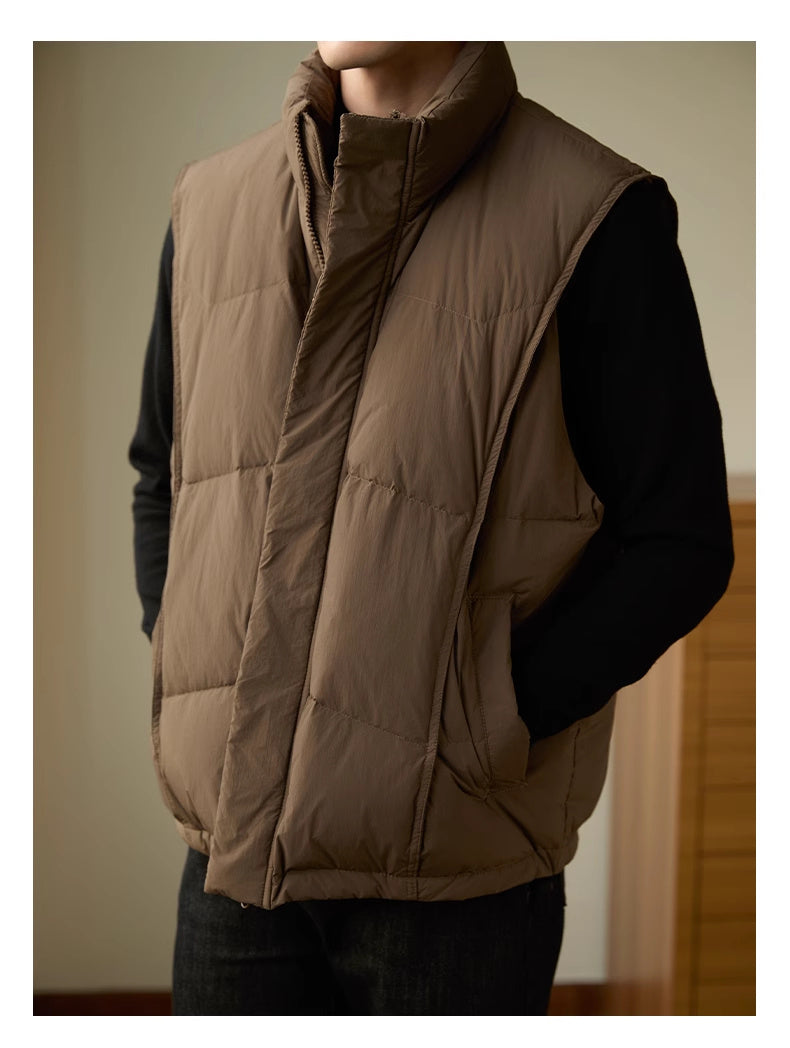 Men's Stand-Up Collar Down Jacket