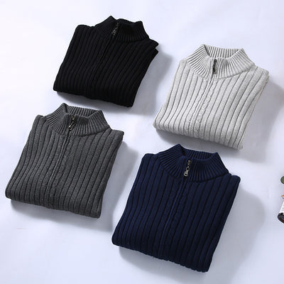 Men’s Casual Cotton Sweater Coat